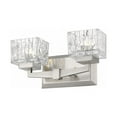 thumbnail image 3 of 2 Light Bath Vanity In Metropolitan Style 13.5 Inches Wide By 6.5 Inches High-Chrome Finish Z-Lite 1927-2V-Ch, 3 of 4