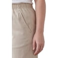 thumbnail image 5 of Turtle Bay New York Womens Lightweight Pull On Twill Shorts Elastic Waist, Plus Sizes, 5 of 8