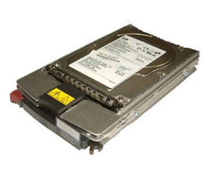 LOT OF 2 HP 36.4GB 15K Ultra 320 SCSI 3.5" Hard Drive HDD Tray Caddy 404714-001 