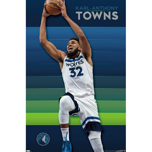 NBA Minnesota Timberwolves - Karl-Anthony Towns 23 Wall Poster, 22.375" x 34"