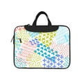 thumbnail image 2 of YFYANG 14 inch Universal Laptop Bag Oxford Cloth Laptop Sleeve, Multi-functional Abstract Watercolor Texture Doodle Notebook Computer Messenger Bag Handbag, 2 of 8