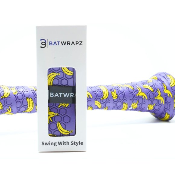 Grip para bate de béisbol BatWrapz Banana para sóftbol