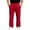 Red, variant on GrmtClth Sweatpants for Men Straight Leg Loose Fit Elastic Waist Athletic Daily Jogger Trousers with Deep Side Pockets White 2XL