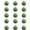 Green, variant on Tarmeek 15Pcs Velvet Christmas Flocking Balls Ornaments for Xmas Christmas Tree, Plastic 3.15 Inch Shatterproof Christmas Tree Decorations Hanging Ball for Holiday Wedding Party Decoration