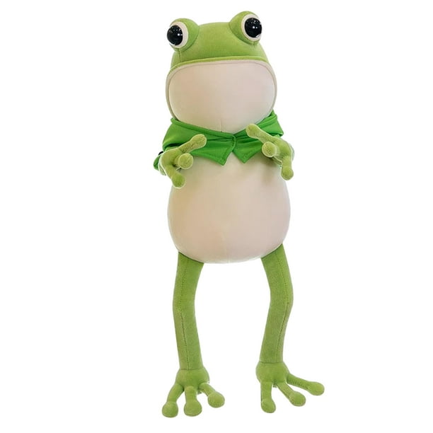 Plush Frog Doll Adorable Frog Stuffed Animal Toy Huggable Lovely