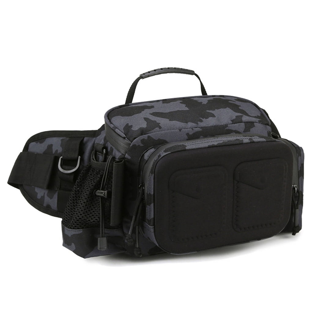 ZPAQI Fishing Tackle Bags MultiPockets Fishing Gear Bags Oxfords Cloth Shoulder Bags