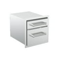 thumbnail image 4 of Spire Vertical Double Drawers (5"/10"), Perfect for Outdoor Island Kitchens, 780-0017A, 4 of 13