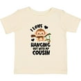 thumbnail image 3 of Inktastic Monkey I Love Hanging out with My Cousin Boys or Girls Baby T-Shirt, 3 of 5
