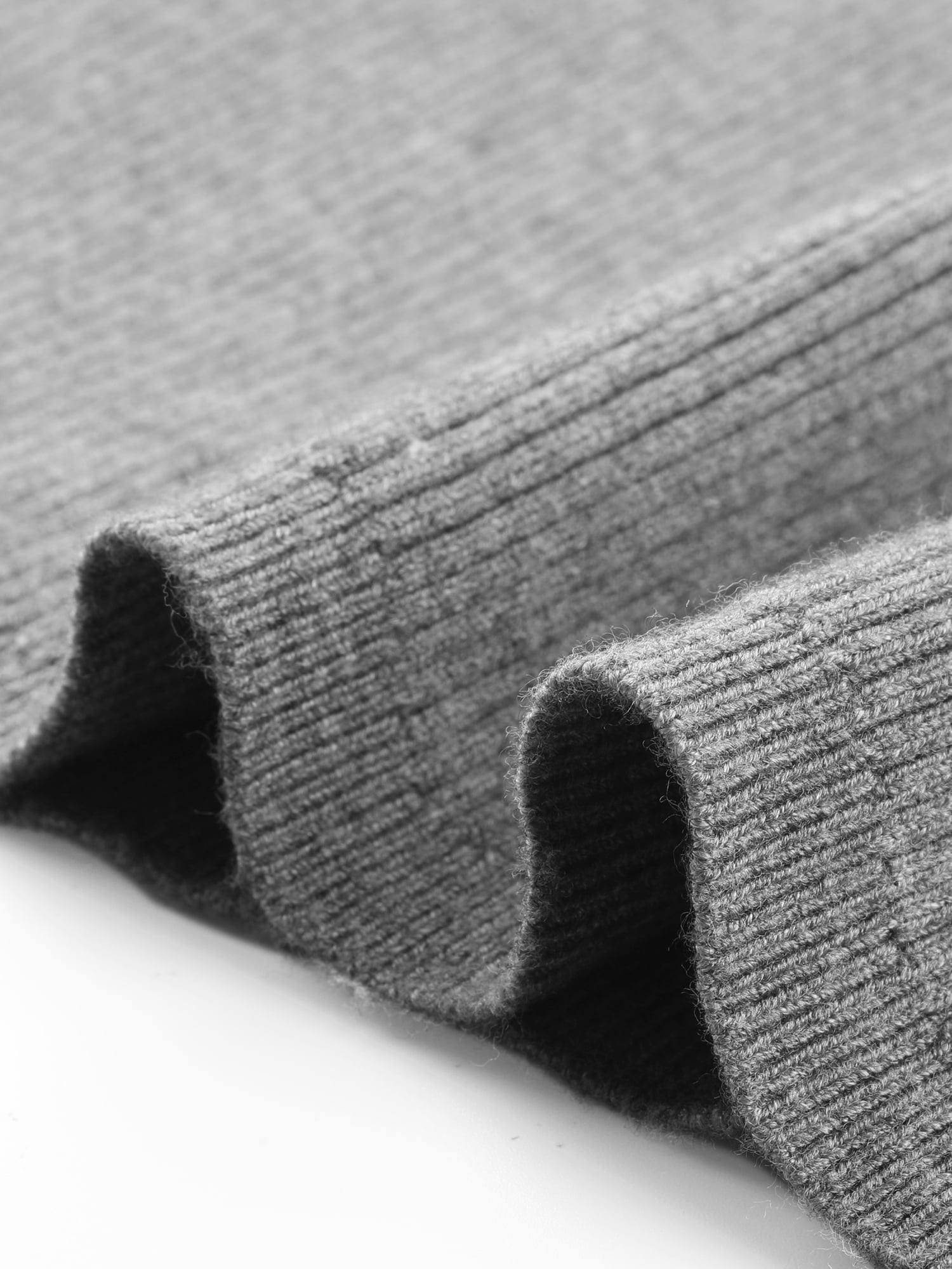 DARING DIVA Women's Spring Ribbed Knit Long Raglan Sleeves Sweater Tops XS Grey