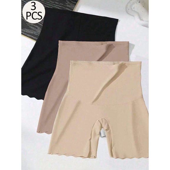 Shorts Moldeadores Cintura Alta Multicolor Sin Costuras 3 Piezas