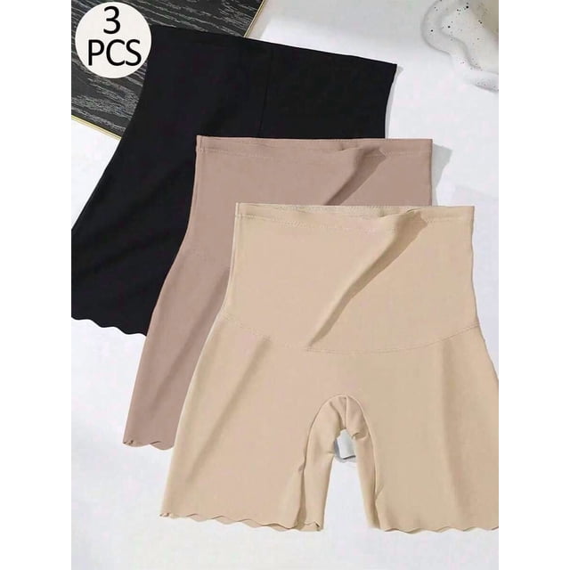 Shorts Moldeadores Cintura Alta Multicolor Sin Costuras 3 Piezas