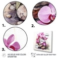 thumbnail image 3 of Designart "Beauty of Orchids in Purple III" Floral Framed Wall Art Decor - Traditional Purple Orchid Entryway Framed Wall Art, 3 of 6