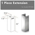 thumbnail image 6 of ZLINE 1-36 in. Chimney Extension for 9 ft. to 10 ft. Ceilings (1PCEXT-597-304), 6 of 8