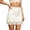 F-354White, variant on ZHOGXU Women's Skirt Summer High Waisted Lace Trim A Line Elegant Comfortable Slim Fit Mini Skirts For Casual Daily Wear,Light Yellow,S