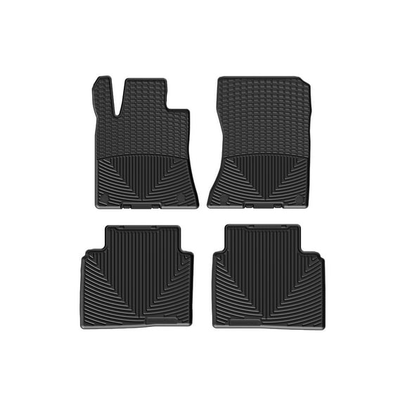 WeatherTech All-Weather Floor Mats compatible with 2019-2022 Nissan Altima - 1st & 2nd Row, Black