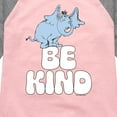 thumbnail image 3 of Horton Hears A Who - Horton Be Kind - Toddler & Youth Girls Raglan Graphic T-Shirt, 3 of 5
