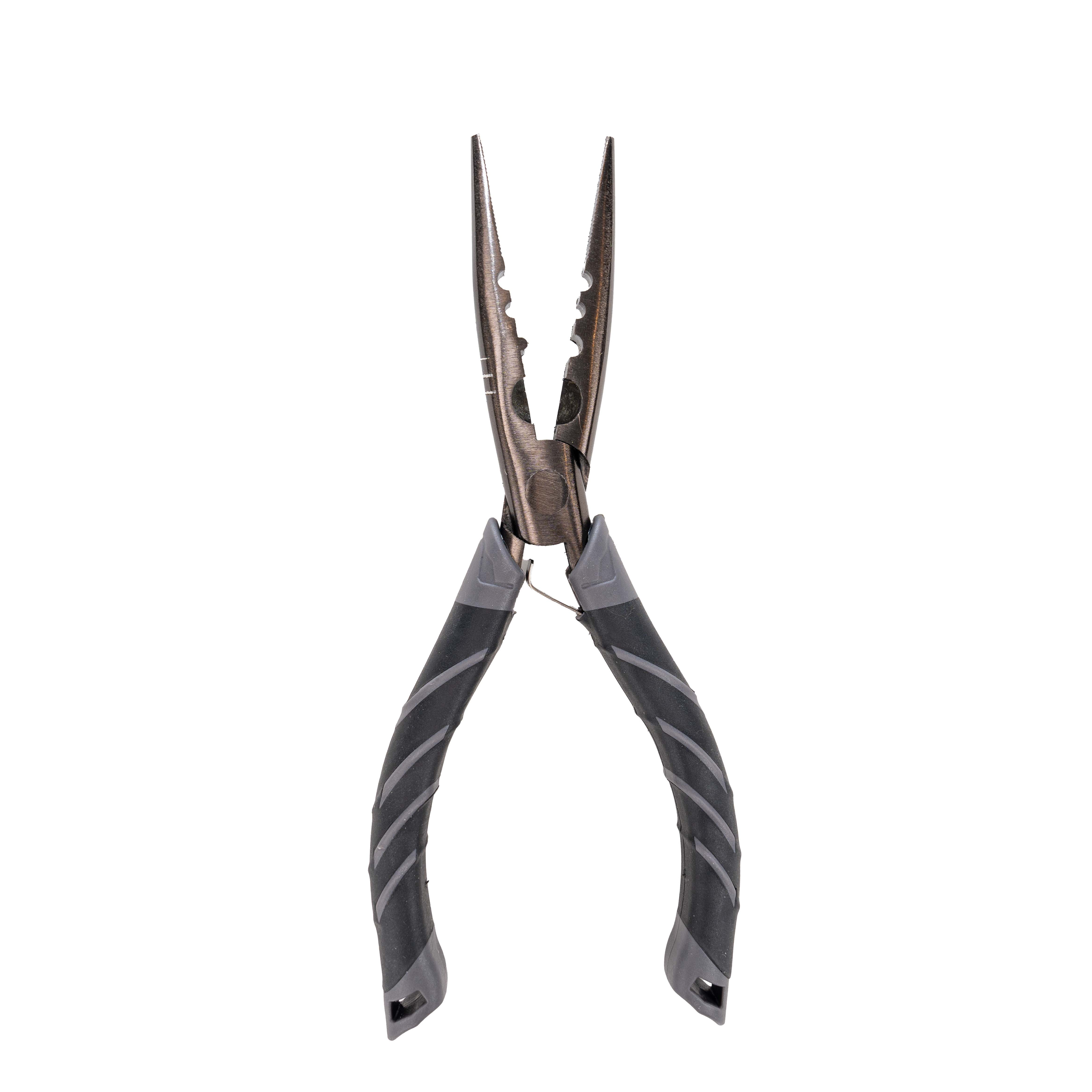 Ozark Trail 8 in Stainless Steel Fishing Pliers with Soft Grip and Wire Cutter
