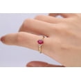 thumbnail image 3 of Gin & Grace 10KT YG Genuine Ruby and Diamond accent Ring, 3 of 6