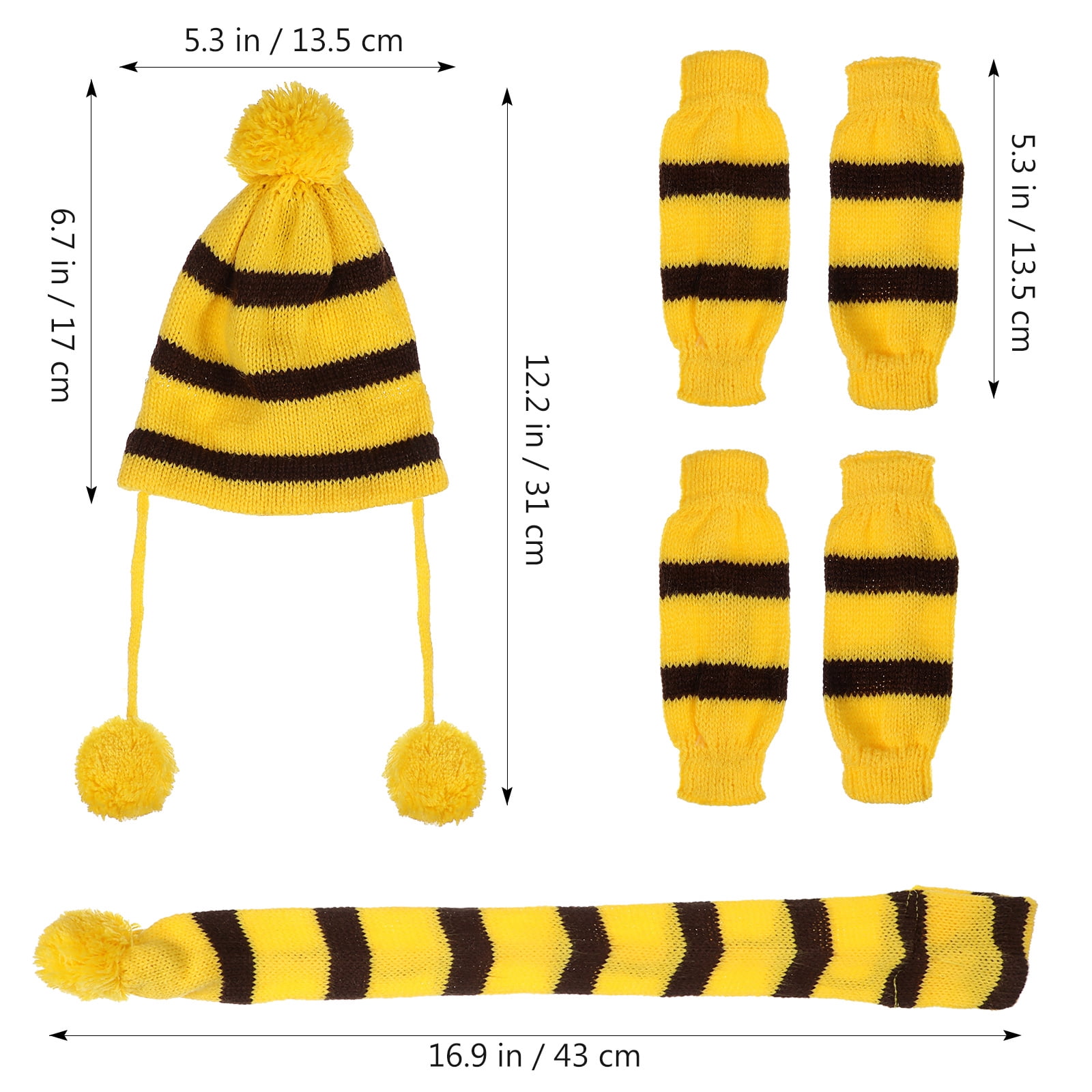 LABSERRON Winter Accessories Dog Beanie Hats Knit Hat for Dog 1Set