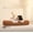 Brown, variant on Konghyp Round Pillow for Sleeping, Comfortable Support Cushion, Ergonomic Design, Removable Washable Cover, Multi-Purpose Home Decor, Soft Velvet Fabric