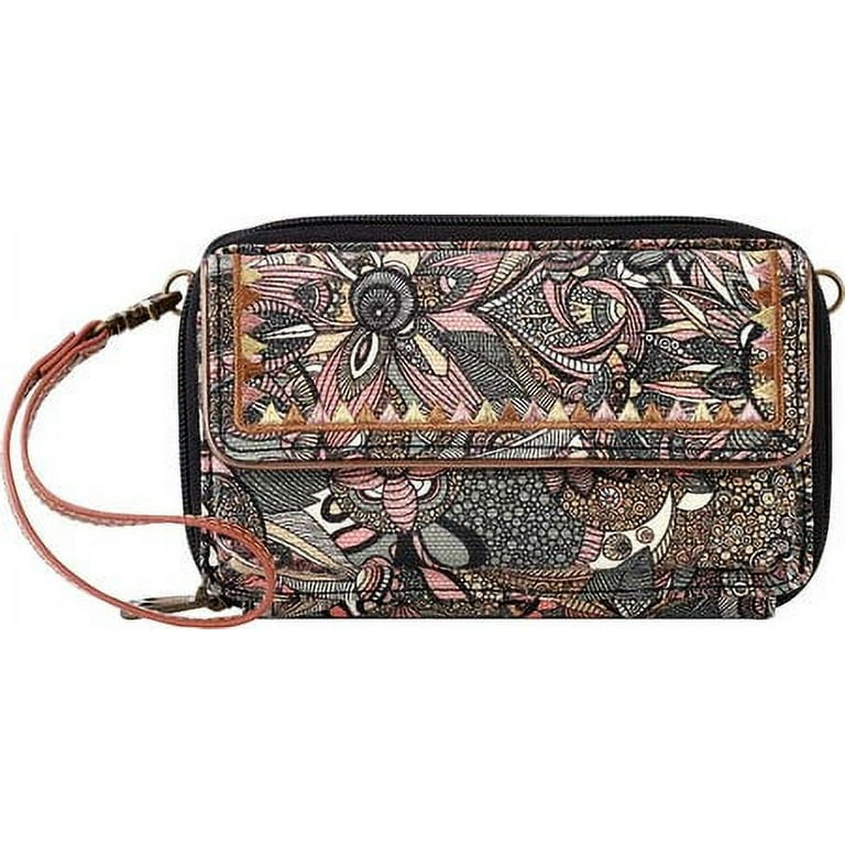 Women s Sakroots Luna Smartphone Crossbody 7.3 x 1.5 x 4.3