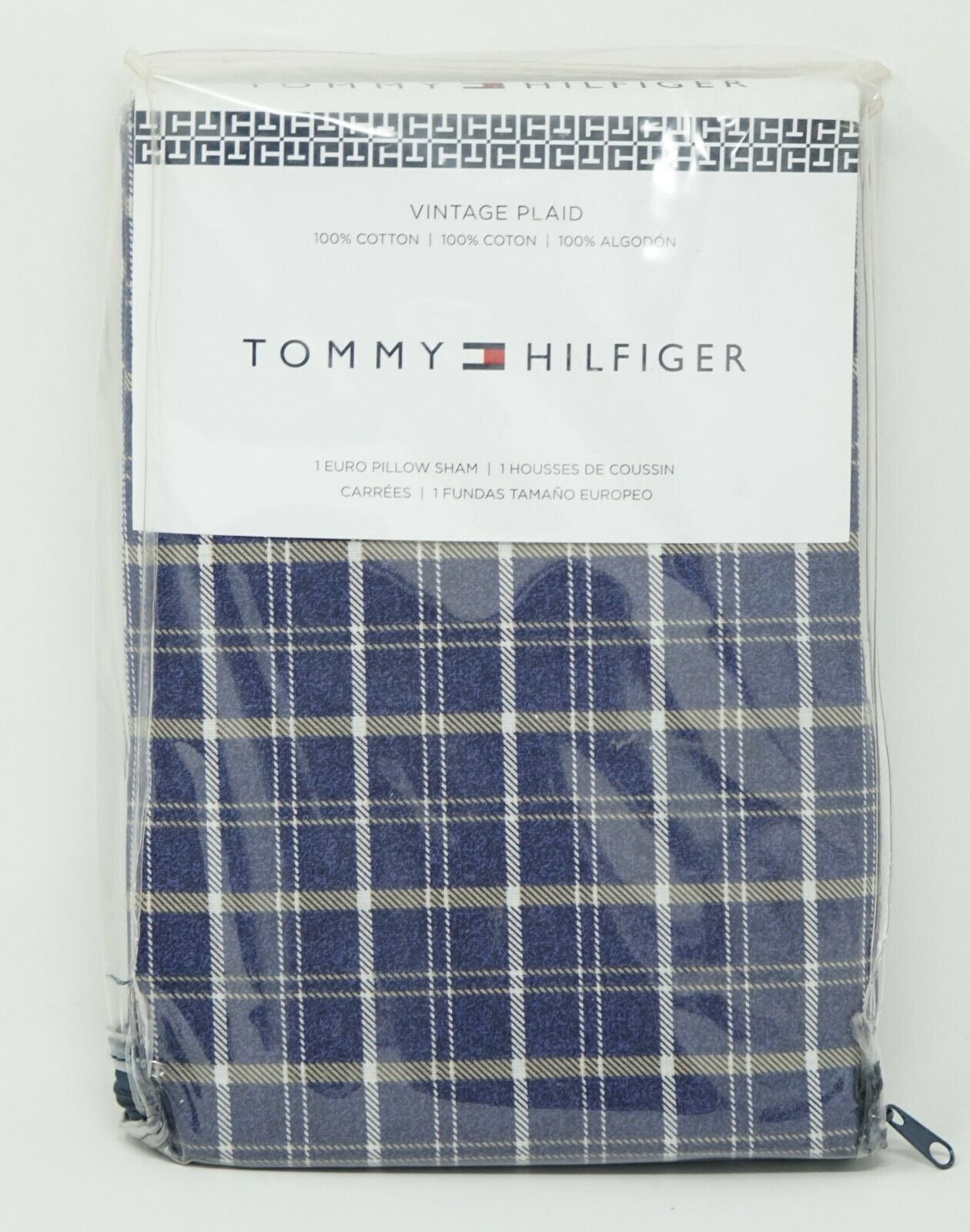Tommy Hilfiger Vintage Plaid Bedding Bedroom Décor Collection, 100% ...