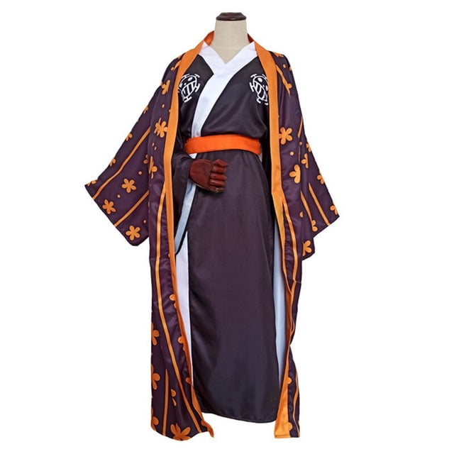 Disfraz de Anime Roronoa Zoro Trafalgar D Water Law para adultos, Kimono Unisex, traje de Halloween, uniforme