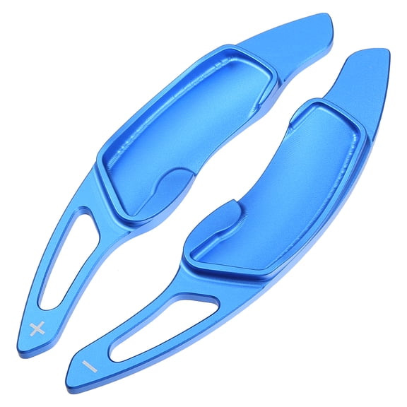 Steering Wheel Shift Paddle Cover Shifter for Subaru Legacy 2010-2018 Aluminum Alloy Blue (Set of 2)