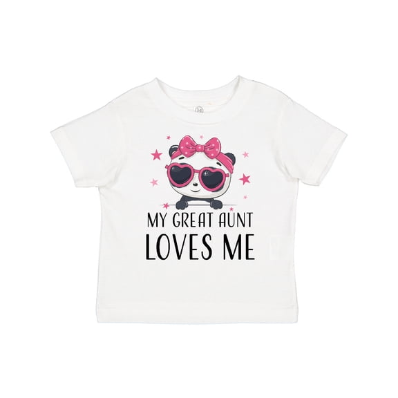 Inktastic Panda My Great Aunt Loves Me Boys or Girls Toddler T-Shirt