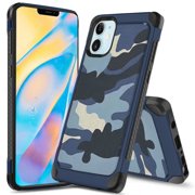 GSA Tough Shockproof Case For iPhone 12 Mini (5.4") Camo Blue