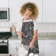 thumbnail image 4 of Math Equations Science Icons Black Pattern Kids Aprons for Girls and Boys,Adjustable Neck Strap Toddler Aprons for Kids Cooking Baking, 4 of 6