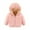 Pink, variant on 1-6T Boys Girls Puffer Jacket Winter Thicken Snowsuit Coat for Toddler/Children Down Outwear