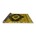 thumbnail image 2 of Ahgly Company Indoor Rectangle Abstract Yellow Modern Area Rugs, 3' x 5', 2 of 4