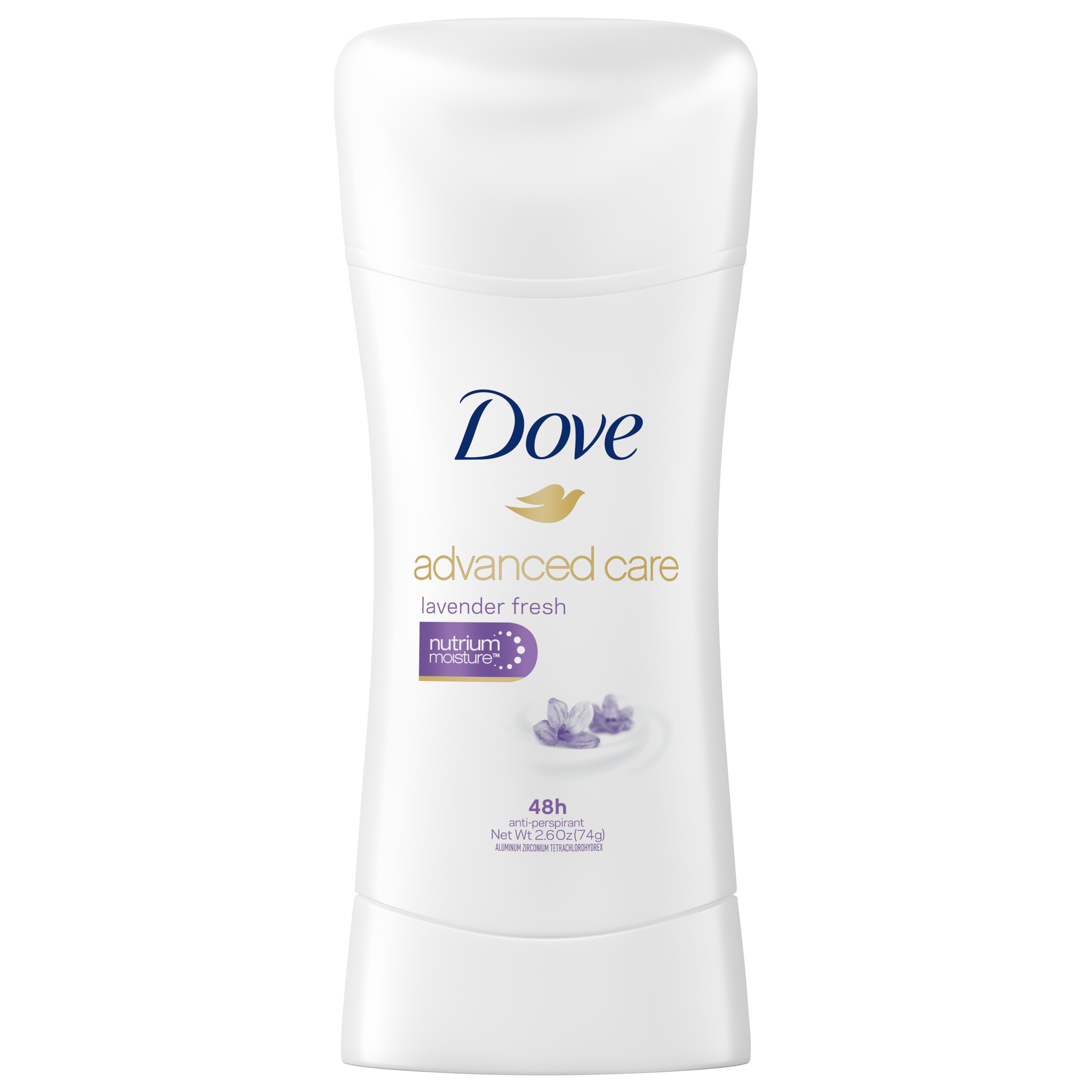 Dove Advanced Care Antiperspirant Deodorant Lavender Fresh 2.6 oz
