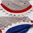 thumbnail image 4 of Shark-Shaped Double Fleece Sleeping Bag; Comfortable & Cozy for Couch; Living Room Gift for Kids Teens, 4 of 5