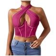 thumbnail image 1 of Lingerie en Maille à la Mode Bustier avec Cravate Réglable et Soutien, 1 of 4
