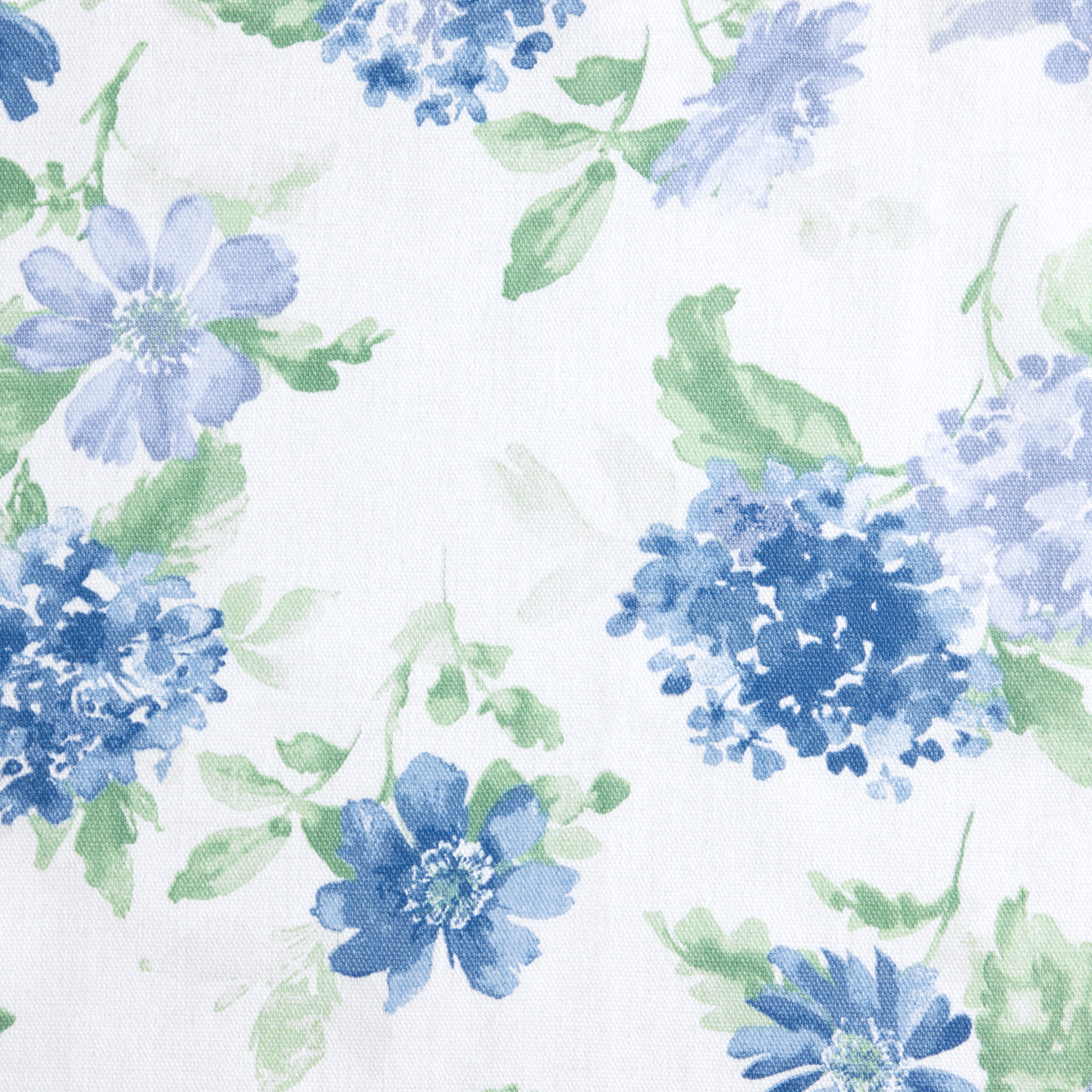 Martha Stewart Amber Floral Napkin Set 4-Pack, Blue/Green, 19"x19"