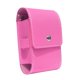 thumbnail image 2 of Estuche de golf, almacenamiento de pelotas, cuero sintético, compacto, para deportes al aire libre, regalo para golfistas. Rosa roja, 2 of 9