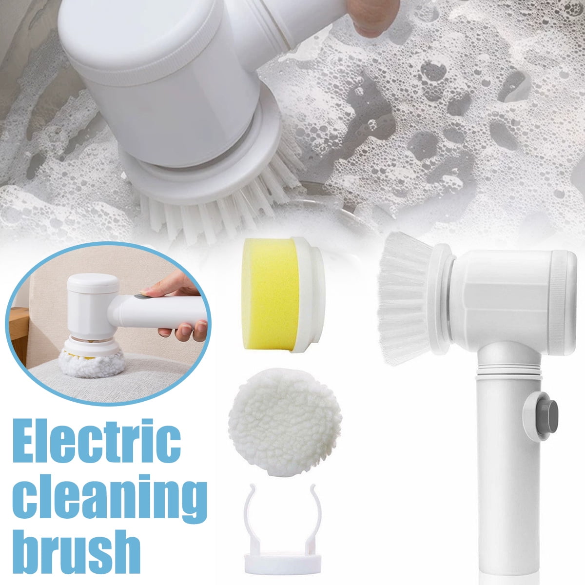 Wireless bathroom cleaning brush Kitchen household cleaning tools - Order  Ninja Shopping
