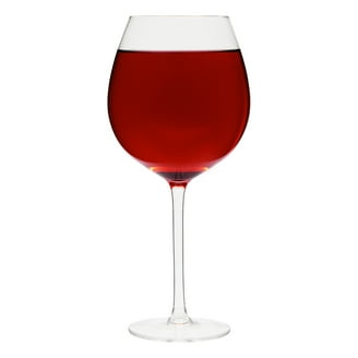 SCS Direct Giant Wine Glass, 33.5oz Extra Large Glassware, Holds Full  Bottle of Wine, Hand Blown - Walmart.com