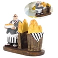 thumbnail image 1 of Silladores De Servilletas, Figuras De Chefs Decoración De La Cocina Colección De Pañuelos De Bucleas Soporte De Servilletas Moderno Para Burger Restaurant For Cafe For Steak, 1 of 7