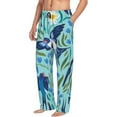 thumbnail image 2 of Disketp Flying Swallows Men'S Pajama Pants - Ultra Soft Fleece Sleep And Lounge Pants (Size: S-Xxl), 2 of 9