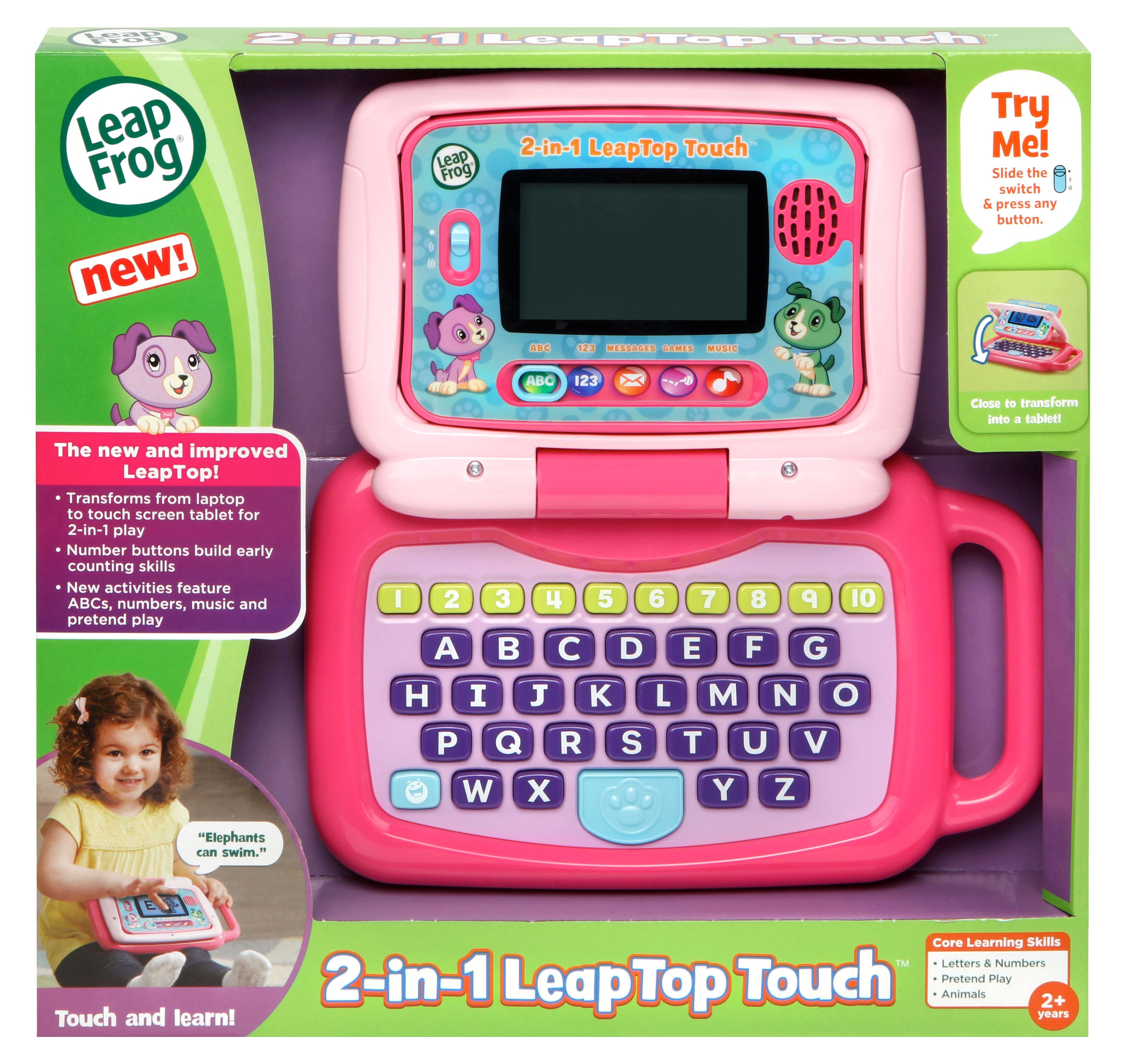 LeapFrog 2-in-1 LeapTop Touch for Toddlers, Electronic Learning System, Teaches Letters, Numbers - image 12 of 12