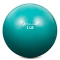 thumbnail image 1 of Pelota de ejercicio con peso ProsourceFit 2 lb color aqua para pilates y tonificación, 1 of 5