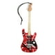 thumbnail image 1 of Modelo de guitarra, detalles finos, guitarra en miniatura de tilo de grano de madera roja para decoración de escaparate, regalo, 1 of 5