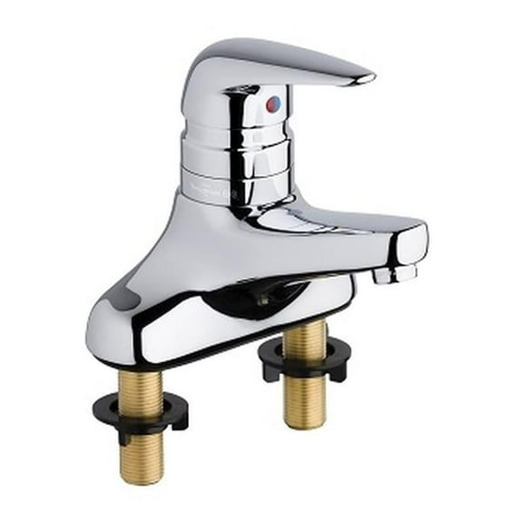 Chicago Faucets 420 Series Deck Mounted Single Lever Faucet in Chrome - 420-T41E2805ABCP