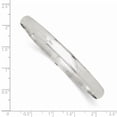 thumbnail image 2 of Sterling Silver 6.25mm Solid Plain Slip-On Bangle Bracelet - 15.3 Grams, 2 of 2