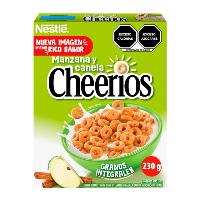 Cereal de maíz Cheerios manzana canela 230 g