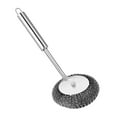 thumbnail image 4 of kowaku Stainless Steel Scourer Metal Wire Scouring Pads with Long Handle Steel Wool Scrubber for Kitchen Pots and Pans Bathroom Sink, 4 of 9