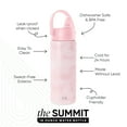 thumbnail image 2 of Simple Modern 18 fl oz Insulated Stainless Steel Summit Wide Mouth Water Bottle with Handle and Straw Lid|Blush Tie Dye, 2 of 4
